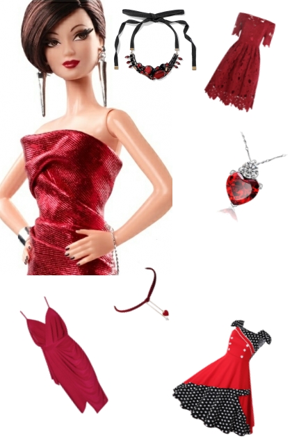 Just Red- Fashion set