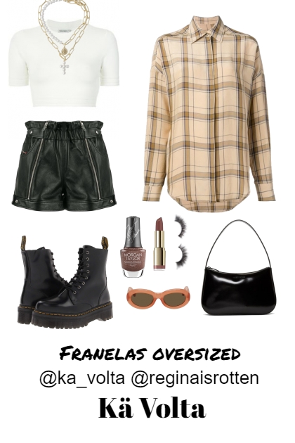 Franelas oversized- Fashion set