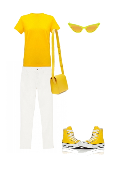 yellow- Combinaciónde moda