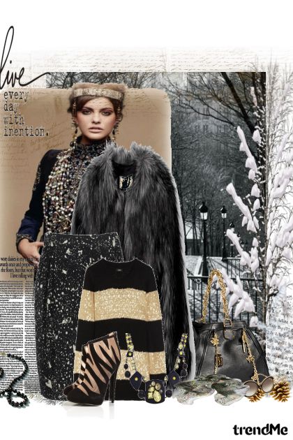 live your winter...- combinação de moda