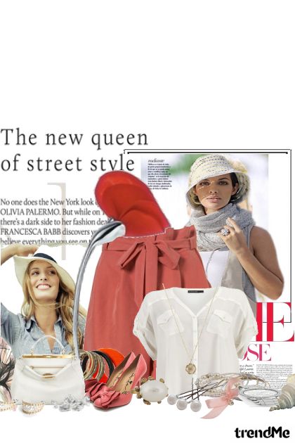 the new queen of street style...- Модное сочетание