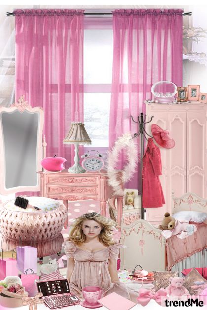 mala ružičasta soba...- Combinazione di moda
