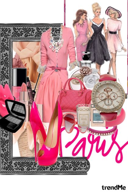 ružičasti grad- combinação de moda
