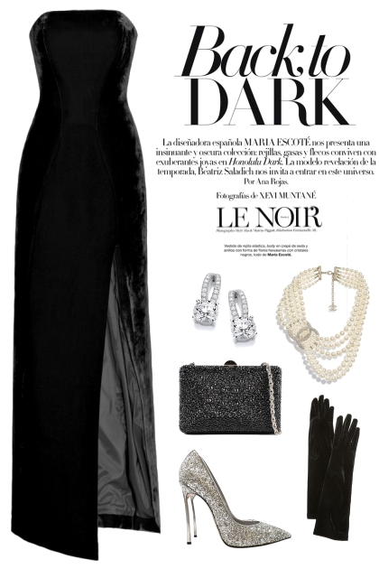 black goes with everything- combinação de moda