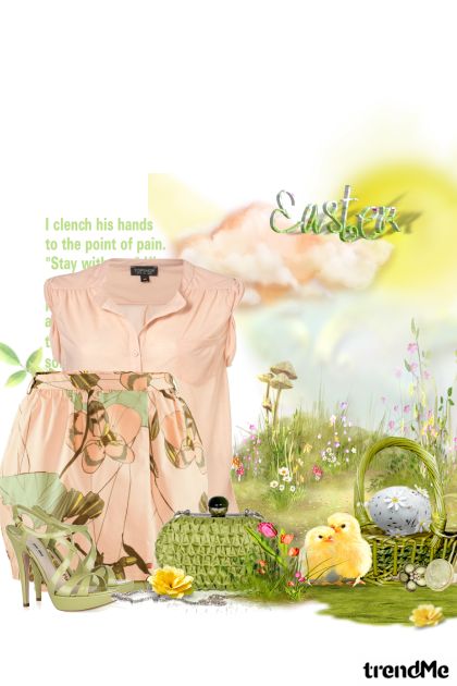 Happy Easter :)- combinação de moda