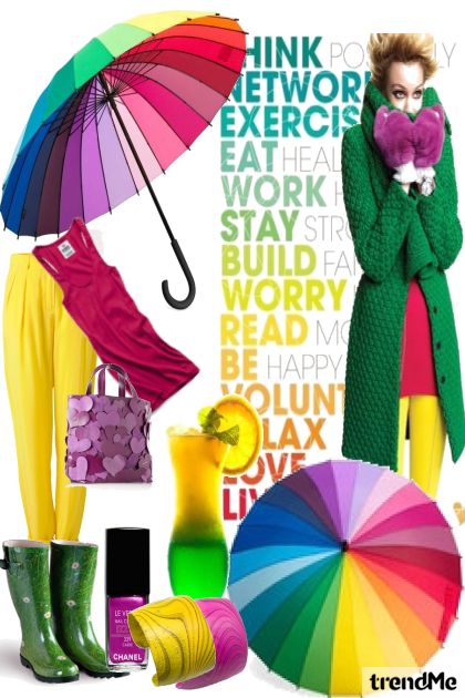 relax in colours- Fashion set