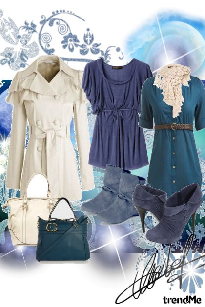 blue burnish- combinação de moda