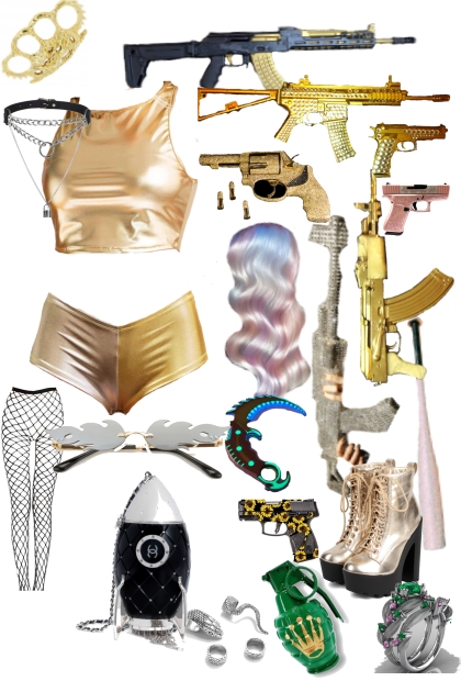 Silver and Gold- Fashion set