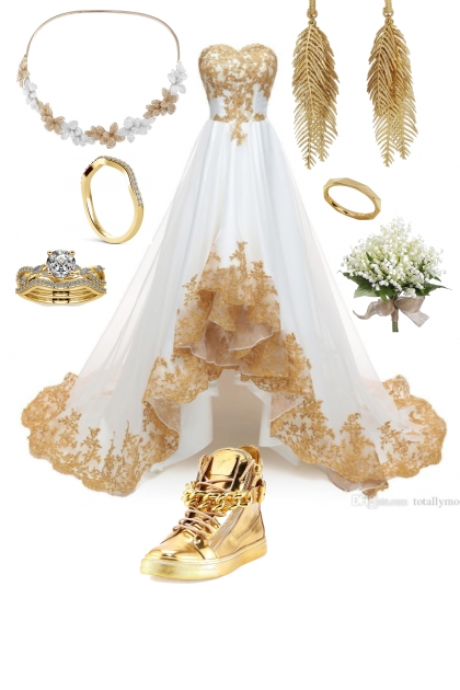 gold wedding- Модное сочетание