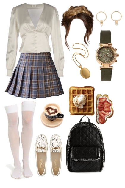 School Girl- Combinazione di moda