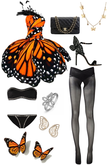 Butterflies- combinação de moda