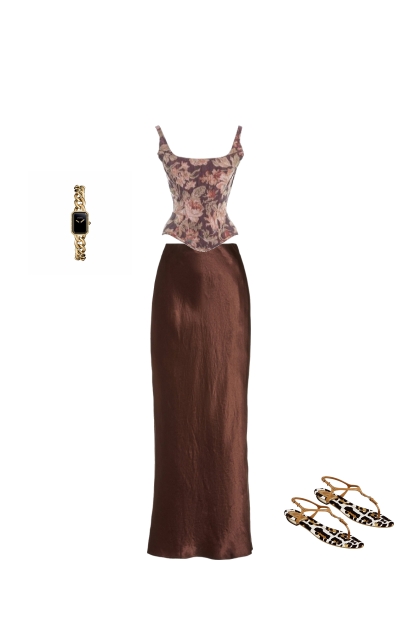Lady in Brown- Combinaciónde moda