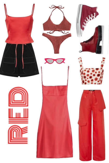 red- Combinaciónde moda