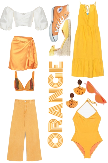 ORANGE- Fashion set