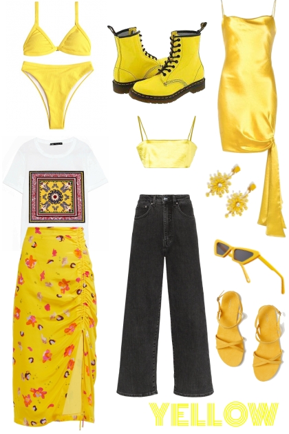 Yellow- Modna kombinacija