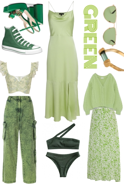 green- Fashion set