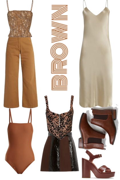 Brown- Combinaciónde moda
