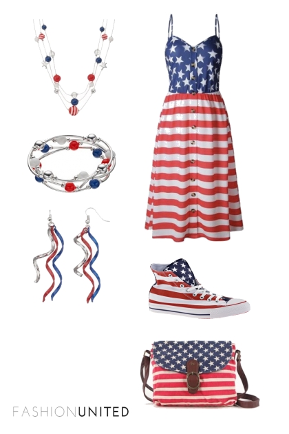 America- Combinazione di moda