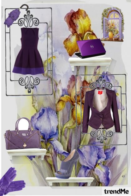 Purple- Modna kombinacija