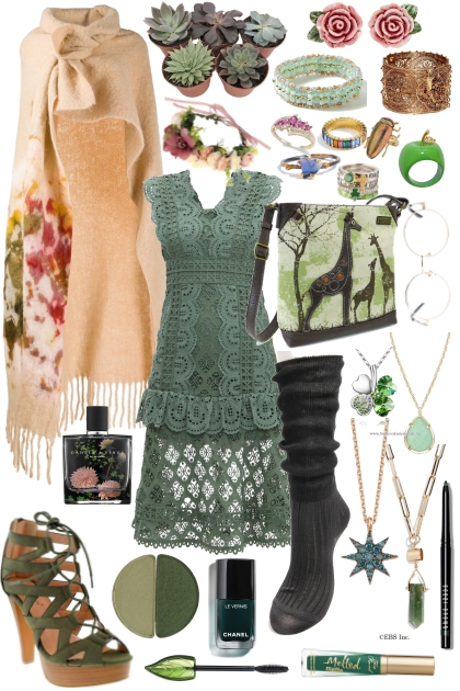 Foresty outfit- Kreacja