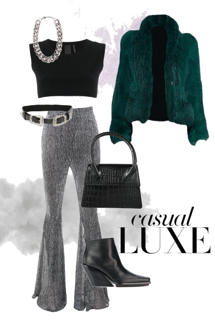 Casual Luxe - combinação de moda
