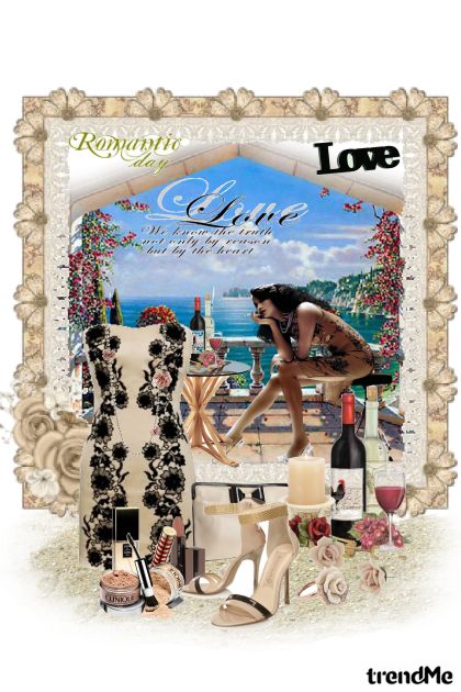 romantic evening with the sound of the sea- Fashion set