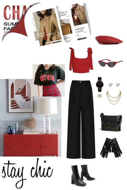 Red CHIC- Модное сочетание