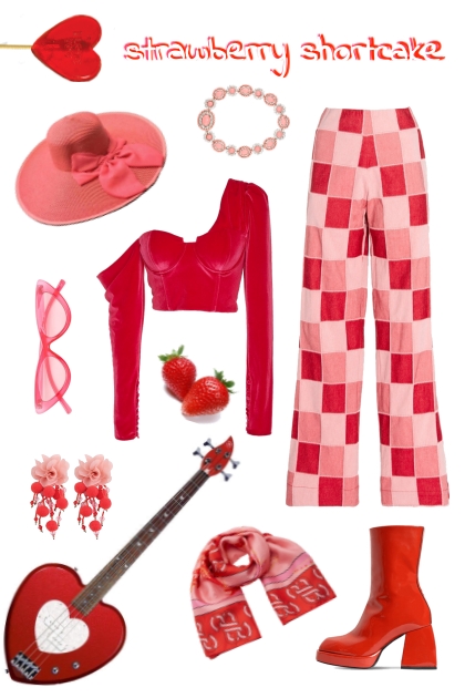strawberry shortcake- combinação de moda