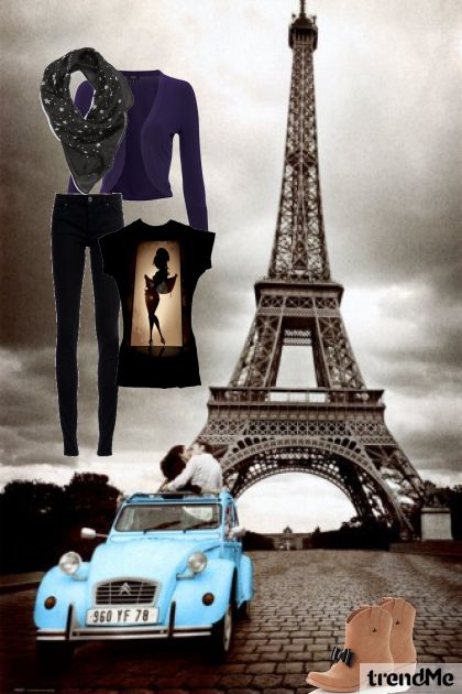Paris in love- Modna kombinacija
