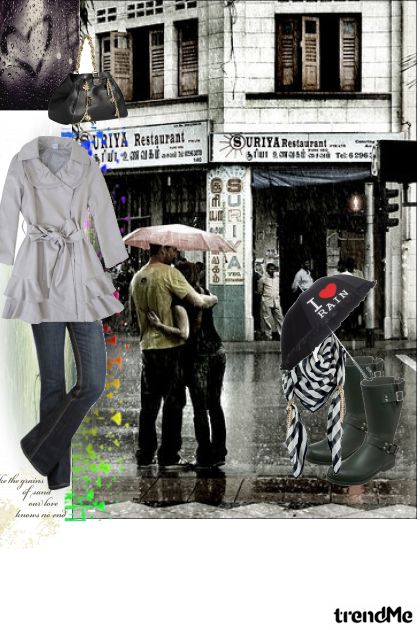 Sing in the rain- combinação de moda