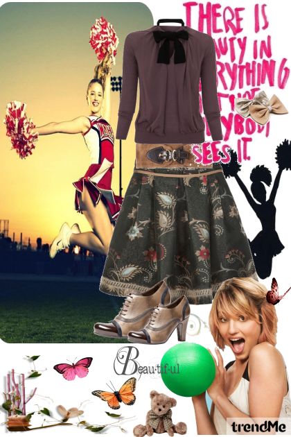 Quinn Fabray Glee- Combinaciónde moda