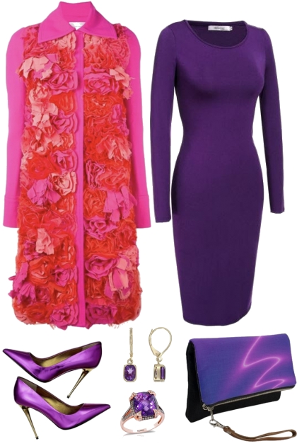 Pink Purple Showstopper- combinação de moda