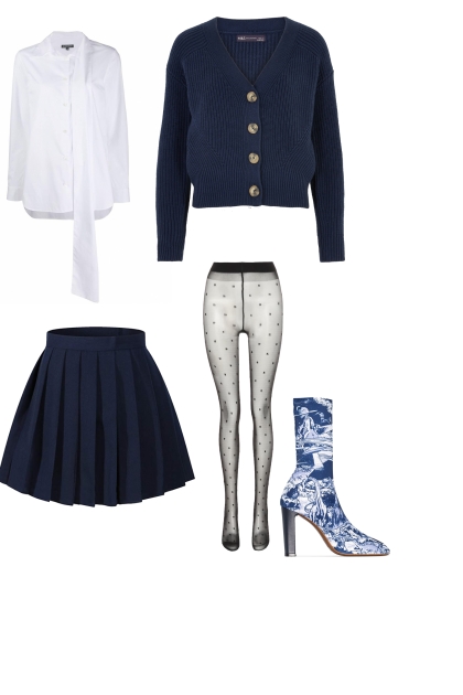 Zara's School Uniform- Combinazione di moda