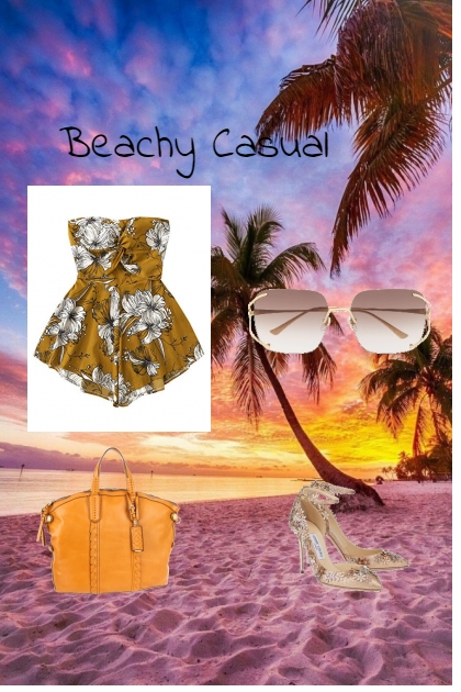 Beachy Casual- Fashion set