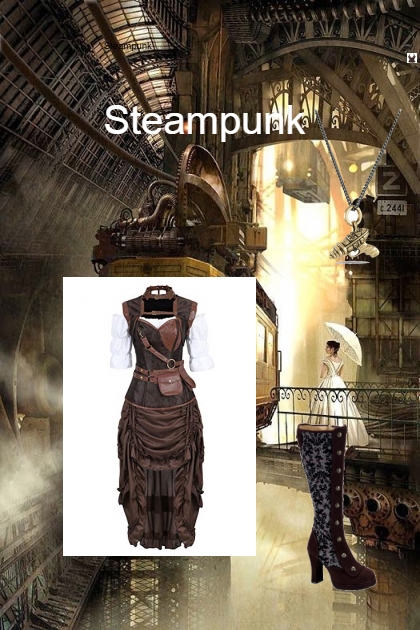 steampunk- Modekombination