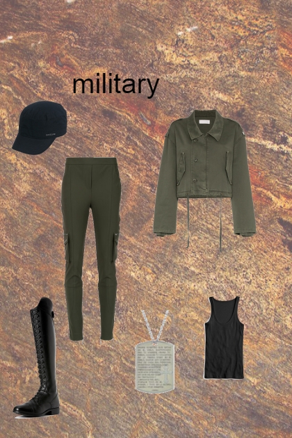 military- Combinaciónde moda