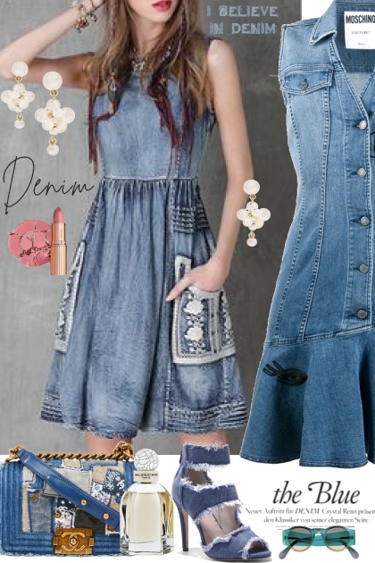 CS - 228 - denim- Fashion set