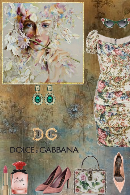 CS - 866 - Dolce Gabbana- combinação de moda