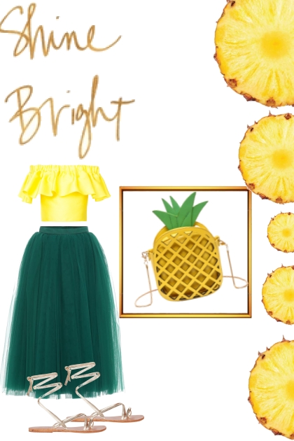 if pineapples wore clothes...- Modna kombinacija