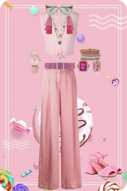 Pink in the 70s- Modna kombinacija