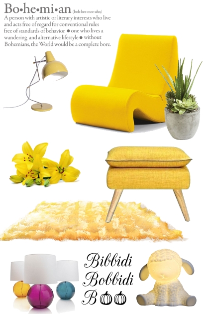 Autumn in yellow - Fashion set