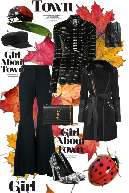 Town Girl in black - combinação de moda