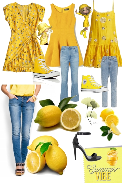 Yellow Lemon- Fashion set