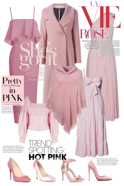 Pretty in pink - Fashion set