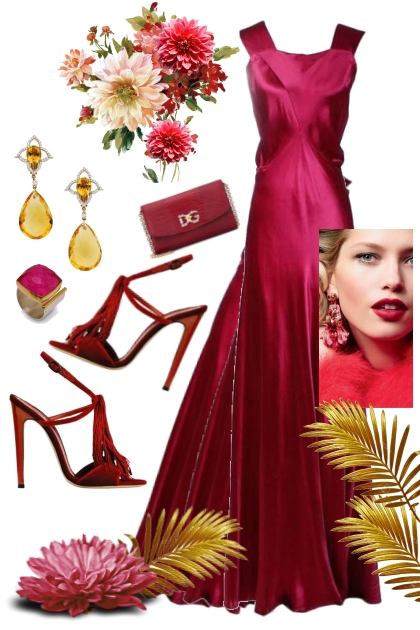 Ruby dress- Fashion set