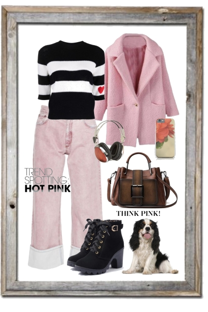Pink fall- Combinaciónde moda