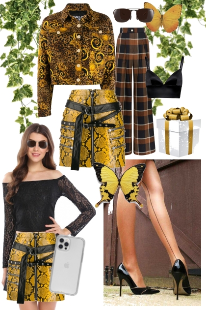 Be cool in yellow and black - Модное сочетание