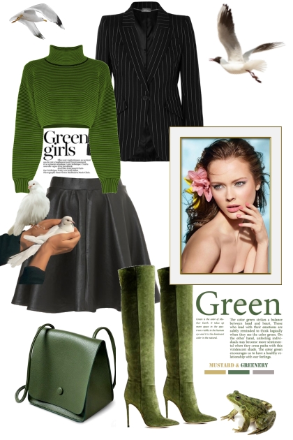 Green girls - Combinazione di moda