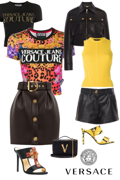Versace Couture- Combinazione di moda