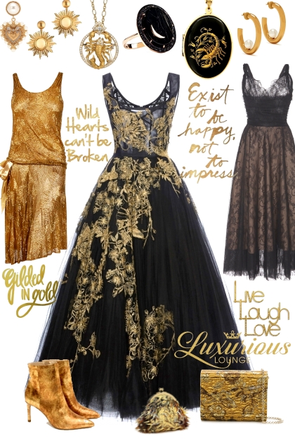 Black and gold - Модное сочетание